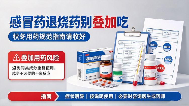 感冒药退烧药别叠加吃 秋冬用药规范指南请收好