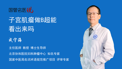 子宫肌瘤做B超能看出来吗