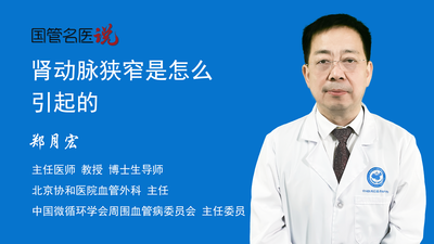 肾动脉狭窄是怎么引起的
