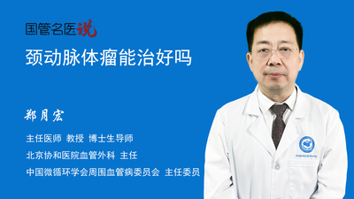 颈动脉体瘤能治好吗