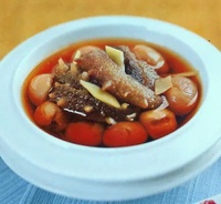 豆蔻龙眼海参汤