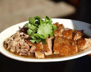山药干姜烤鹅肉