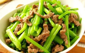 芹菜肉丝