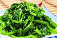 凉拌菠菜