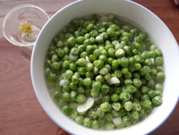 煮豌豆