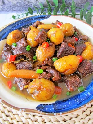 板栗烧牛肉