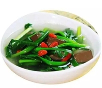 猪血菠菜汤