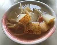 蕺菜炖鲜梨