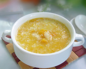 薯蓣鸡子黄粥
