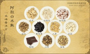 阿胶白术散
