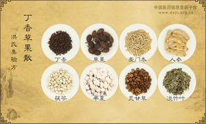 丁香草果散
