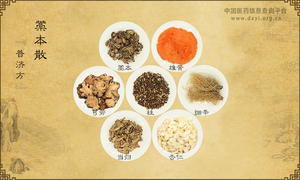 藁本散《普济方》