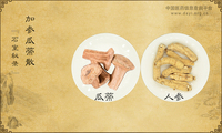 加参瓜蒂散