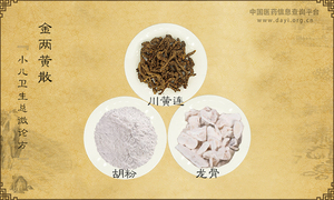 金两黄散《小儿卫生总微论方》