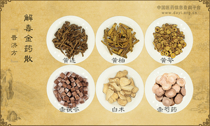 解毒金药散