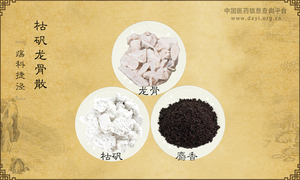 枯矾龙骨散