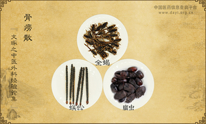 骨痨散《文琢之中医外科经验论集》