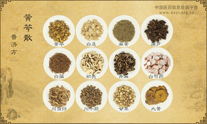 黄芩散《普济方》