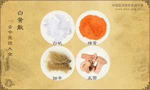 白黄散《古今医统大全》