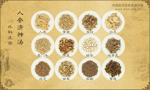 人参清神汤《外科正宗》