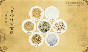 人参竹叶石膏汤《辨证录》