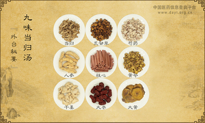 九味当归汤《外台秘要》