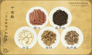 千金散《卫生家宝产科备要》