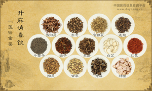 升麻消毒饮
