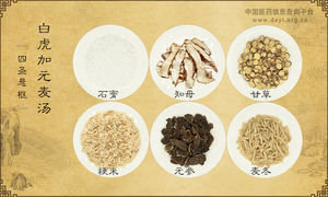白虎加元麦汤《四圣悬枢》