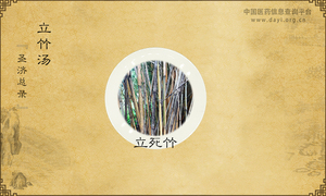 立竹汤《圣济总录》
