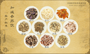 加减参苏饮《胎产秘书》