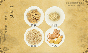 芦根饮《备急千金要方》