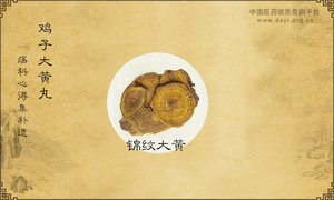 鸡子大黄丸