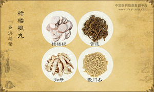 栝楼根丸《圣济总录》卷五十八