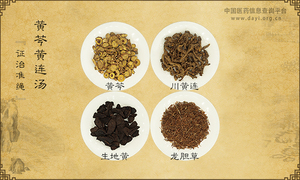 黄芩黄连汤