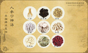 人参宁神汤《杂病源流犀烛》