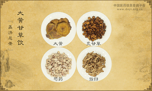 大黄甘草饮
