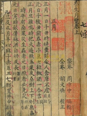 养生月览