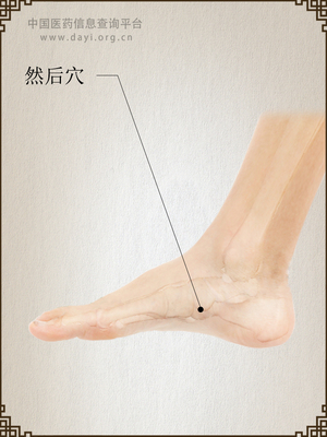 然后穴