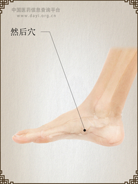 然后穴