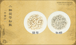 二物茯苓粉散