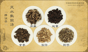 风水散斑汤《辨证录》