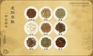 龙胆草散《种痘新书》