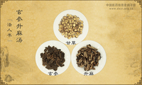 玄参升麻汤《活人书》