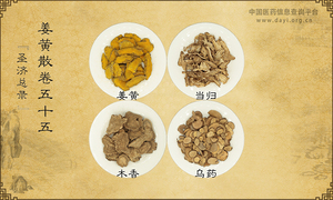 姜黄散《圣济总录》卷五十五