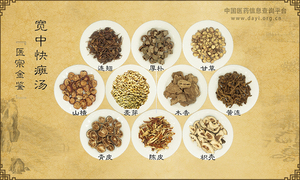 宽中快癍汤《医宗金鉴》