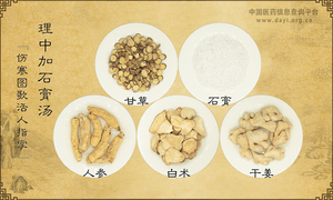 理中加石膏汤《伤寒图歌活人指掌》